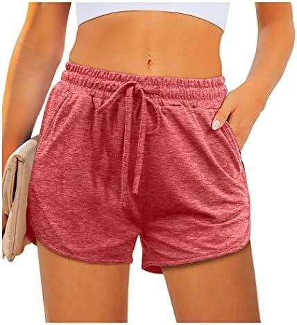 Aloodor Womens Athletic Shorts Running Dolphin Shorts with Pockets and Drawstring Aloodor Womens Athletic Shorts Running Dolphin Shorts with Pockets and Drawstring
