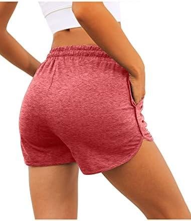 Aloodor Womens Athletic Shorts Running Dolphin Shorts with Pockets and Drawstring Aloodor Womens Athletic Shorts Running Dolphin Shorts with Pockets and Drawstring