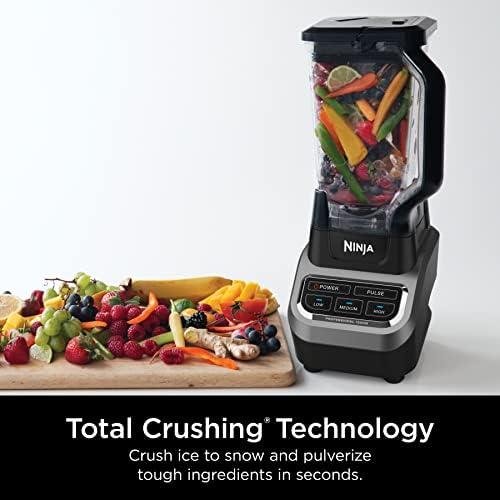 Ninja Professional Blender 1000W, Total Crushing Technology- Smoothies, Ice Crushing & Frozen Fruit, Full-Size Countertop Blender, 72-oz. Pitcher, Black & Grey, BL610 Ninja Professional Blender 1000W, Total Crushing Technology- Smoothies, Ice Crushing & Frozen Fruit, Full-Size Countertop Blender, 72-oz. Pitcher, Black & Grey, BL610