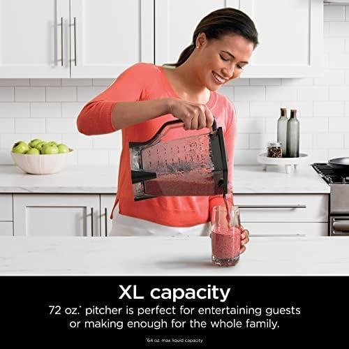Ninja Professional Blender 1000W, Total Crushing Technology- Smoothies, Ice Crushing & Frozen Fruit, Full-Size Countertop Blender, 72-oz. Pitcher, Black & Grey, BL610 Ninja Professional Blender 1000W, Total Crushing Technology- Smoothies, Ice Crushing & Frozen Fruit, Full-Size Countertop Blender, 72-oz. Pitcher, Black & Grey, BL610