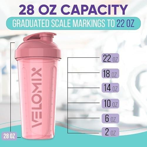 -2 Pack- 28 oz Protein Shaker Bottles for Protein Mixes - 2x Wire Whisk | Leak Proof Shaker Cups for Protein Shakes | Protein Shaker Bottle Pack | Shakers for Protein Shakes-Pink&Black -2 Pack- 28 oz Protein Shaker Bottles for Protein Mixes - 2x Wire Whisk | Leak Proof Shaker Cups for Protein Shakes | Protein Shaker Bottle Pack | Shakers for Protein Shakes-Pink&Black