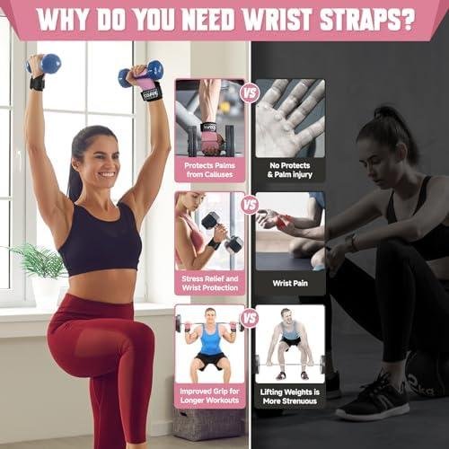 COFIT Wrist Straps for Weightlifting, Workout Wrist Wraps with Dual-Layer Oxford Leather, Enhanced Grip for Optimal Hand and Wrist Protection, Gym Lifting Straps for Deadlift and Powerlifting COFIT Wrist Straps for Weightlifting, Workout Wrist Wraps with Dual-Layer Oxford Leather, Enhanced Grip for Optimal Hand and Wrist Protection, Gym Lifting Straps for Deadlift and Powerlifting