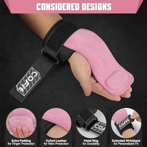COFIT Wrist Straps for Weightlifting, Workout Wrist Wraps with Dual-Layer Oxford Leather, Enhanced Grip for Optimal Hand and Wrist Protection, Gym Lifting Straps for Deadlift and Powerlifting COFIT Wrist Straps for Weightlifting, Workout Wrist Wraps with Dual-Layer Oxford Leather, Enhanced Grip for Optimal Hand and Wrist Protection, Gym Lifting Straps for Deadlift and Powerlifting
