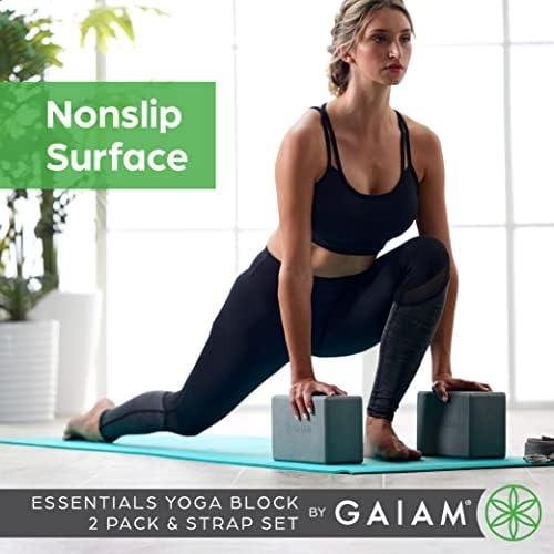 Gaiam Yoga Block - Supportive Latex-Free Eva Foam - Soft Non-Slip Surface with Beveled Edges for Yoga, Pilates, Meditation - Yoga Accessories for Stability, Balance, Deepen Stretches Gaiam Yoga Block - Supportive Latex-Free Eva Foam - Soft Non-Slip Surface with Beveled Edges for Yoga, Pilates, Meditation - Yoga Accessories for Stability, Balance, Deepen Stretches