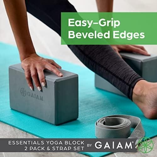 Gaiam Yoga Block - Supportive Latex-Free Eva Foam - Soft Non-Slip Surface with Beveled Edges for Yoga, Pilates, Meditation - Yoga Accessories for Stability, Balance, Deepen Stretches Gaiam Yoga Block - Supportive Latex-Free Eva Foam - Soft Non-Slip Surface with Beveled Edges for Yoga, Pilates, Meditation - Yoga Accessories for Stability, Balance, Deepen Stretches