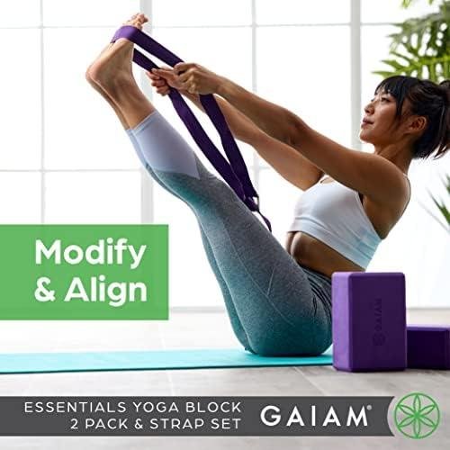 Gaiam Yoga Block - Supportive Latex-Free Eva Foam - Soft Non-Slip Surface with Beveled Edges for Yoga, Pilates, Meditation - Yoga Accessories for Stability, Balance, Deepen Stretches Gaiam Yoga Block - Supportive Latex-Free Eva Foam - Soft Non-Slip Surface with Beveled Edges for Yoga, Pilates, Meditation - Yoga Accessories for Stability, Balance, Deepen Stretches