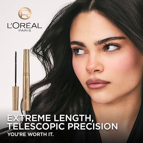 L'Oreal Paris Makeup Original Telescopic Lengthening Mascara, Waterproof Black L'Oreal Paris Makeup Original Telescopic Lengthening Mascara, Waterproof Black