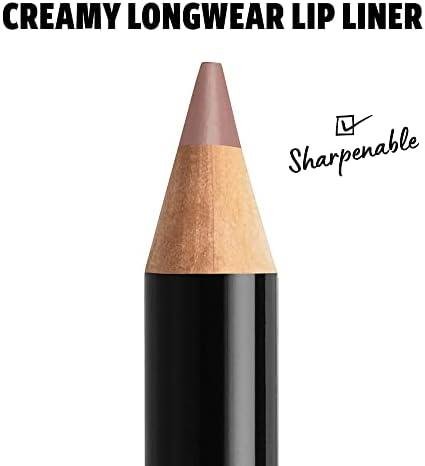         NYX PROFESSIONAL MAKEUP Slim Lip Pencil, Long-Lasting Creamy Lip Liner - Mahogany       