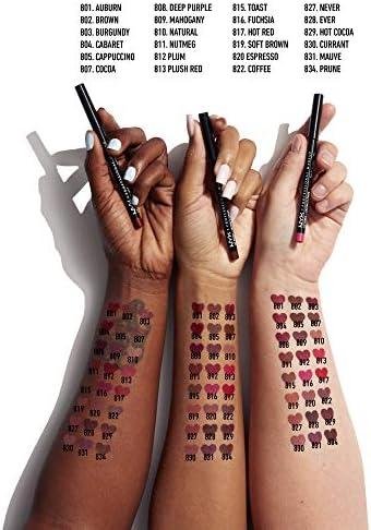         NYX PROFESSIONAL MAKEUP Slim Lip Pencil, Long-Lasting Creamy Lip Liner - Mahogany       