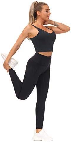         THE GYM PEOPLE Tummy Control Workout Leggings with Pockets High Waist Athletic Yoga Pants for Women Running, Fitness       