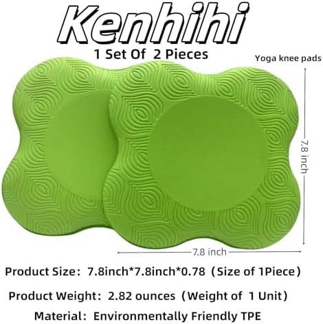 Yoga Knee Guards (Set of 2) - Male and Female Yoga Props and Accessories for Fitness, Travel, Meditation, Kneeling, Balance, Floor, Pilates Pads for Knee and Elbow Yoga Knee Guards (Set of 2) - Male and Female Yoga Props and Accessories for Fitness, Travel, Meditation, Kneeling, Balance, Floor, Pilates Pads for Knee and Elbow