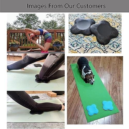 Yoga Knee Guards (Set of 2) - Male and Female Yoga Props and Accessories for Fitness, Travel, Meditation, Kneeling, Balance, Floor, Pilates Pads for Knee and Elbow Yoga Knee Guards (Set of 2) - Male and Female Yoga Props and Accessories for Fitness, Travel, Meditation, Kneeling, Balance, Floor, Pilates Pads for Knee and Elbow