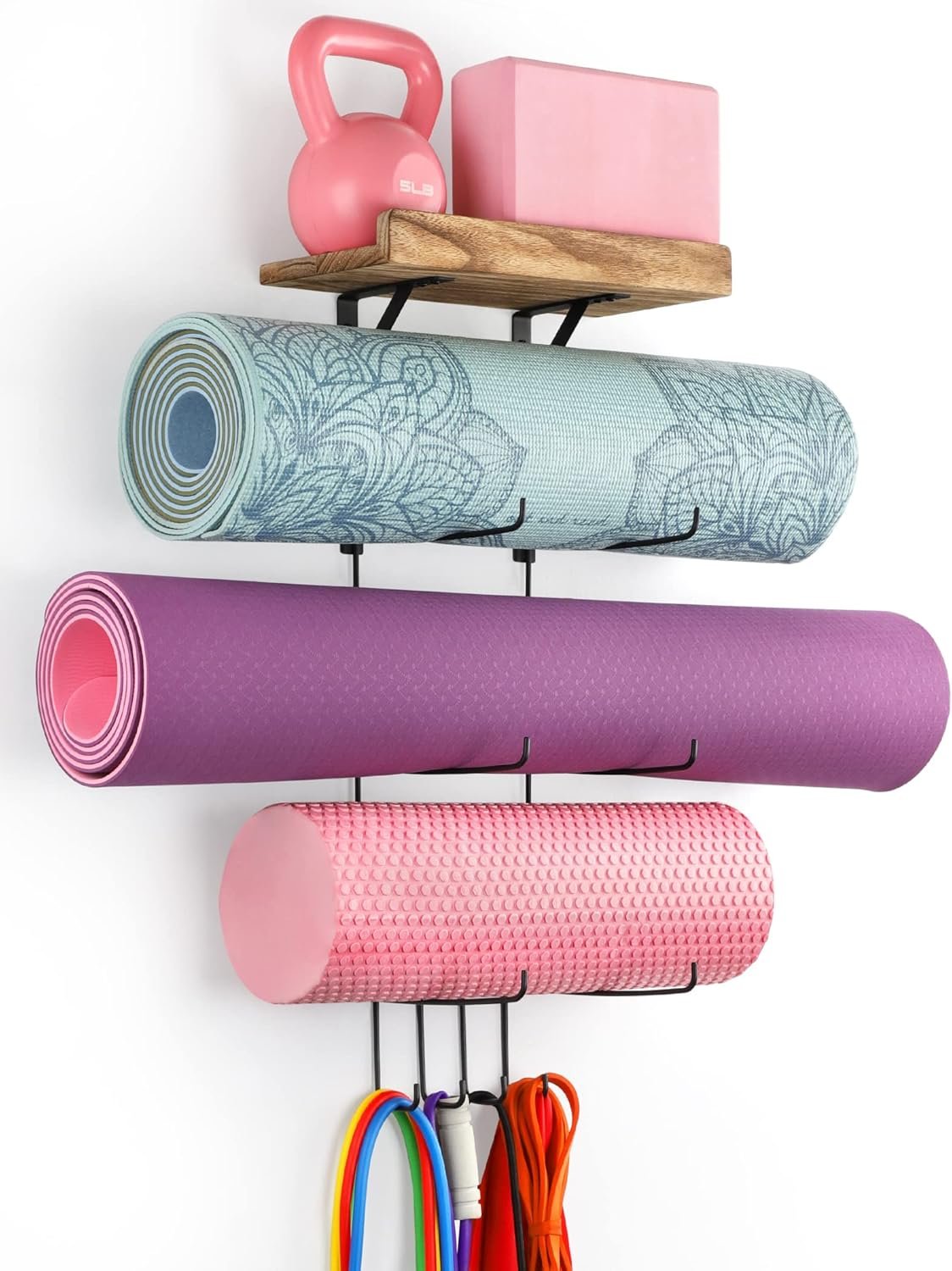 Vinaemo Rack Maximize Your Space: VINAEMO Yoga Mat Holder & Storage Rack for Home ...