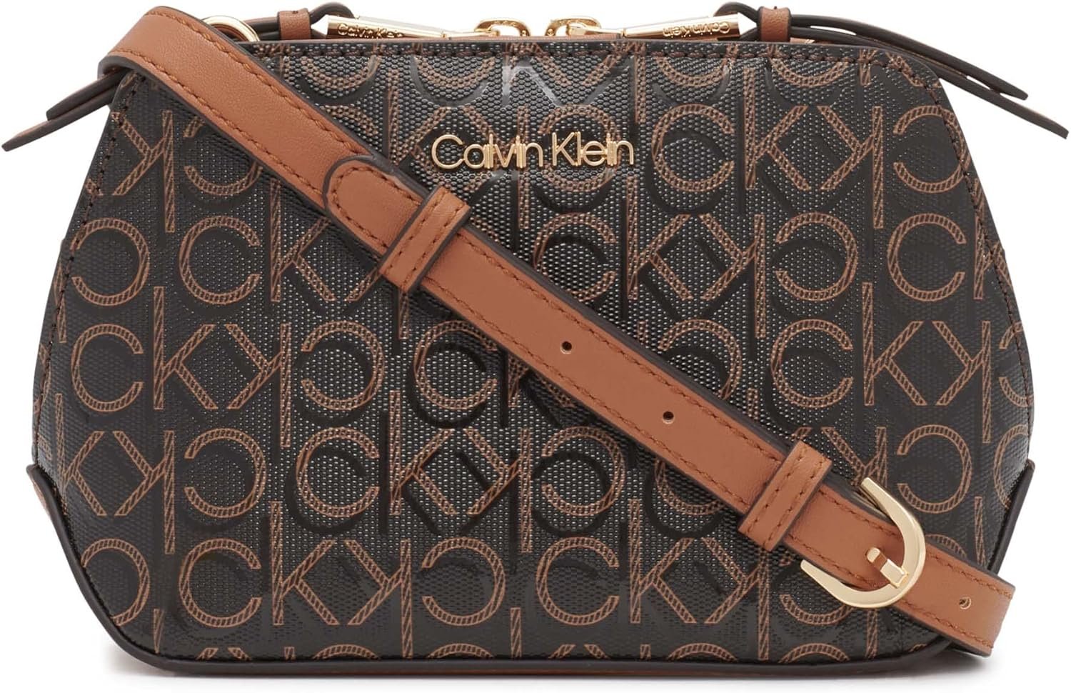 Calvin Klein womens Lucy Triple Compartment Crossbody