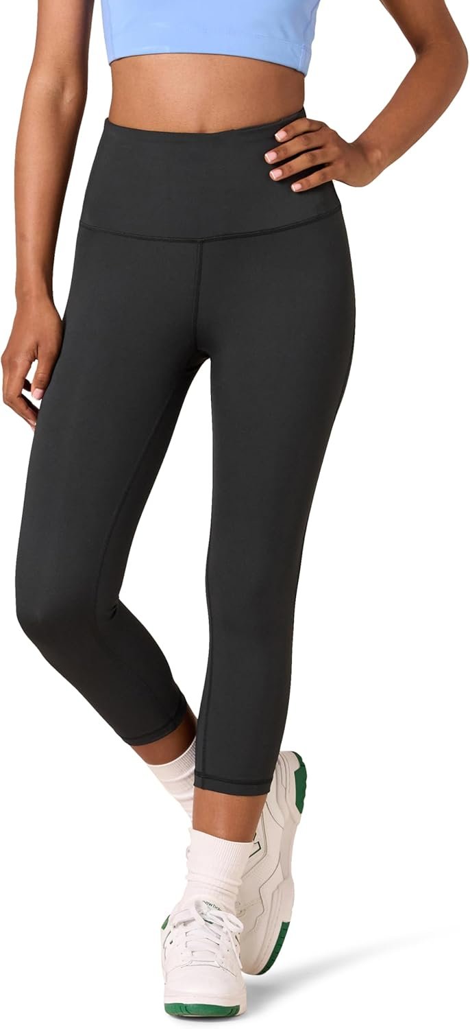 Amazon Essentials Women's Active Sculpt High Rise Capri Legging (Available in Plus Size)