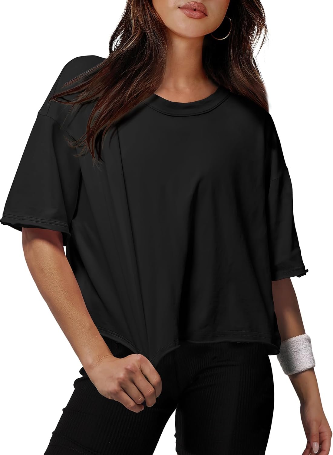 Elevate Your Wardrobe with the Stylish XIEERDUO Oversized Crop Tops for ...