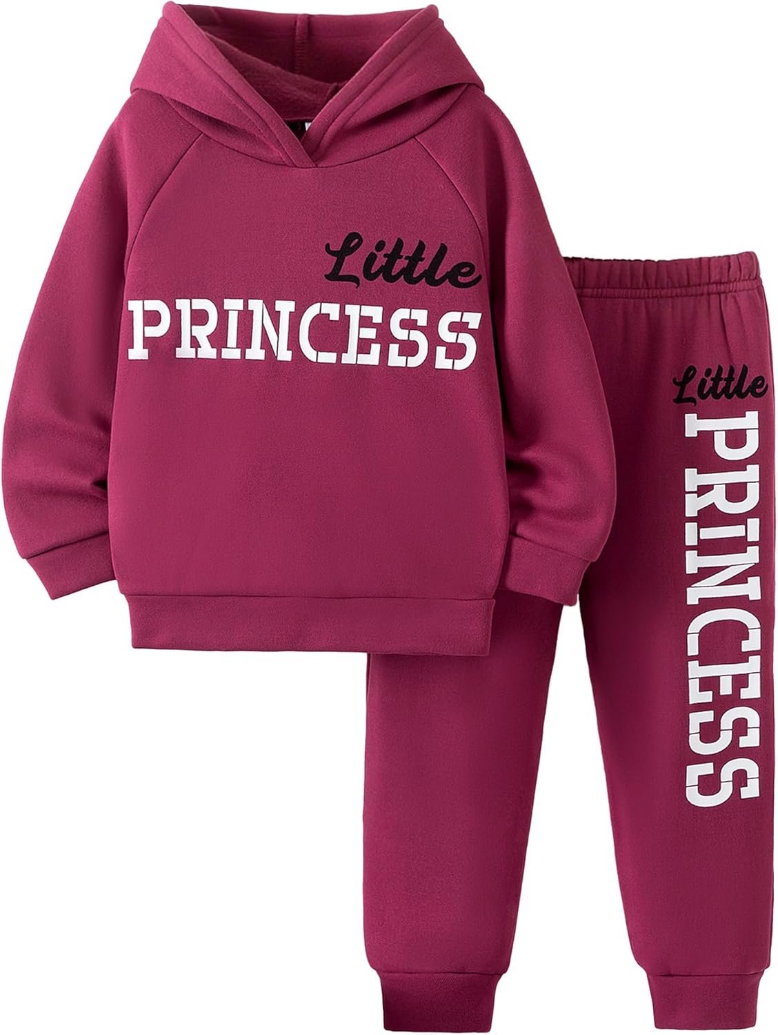 Girls 2 Piece Outfits Crew Neck Long Sleeve Sweatshirt and Bell Bottom Leggings Clothing Sets