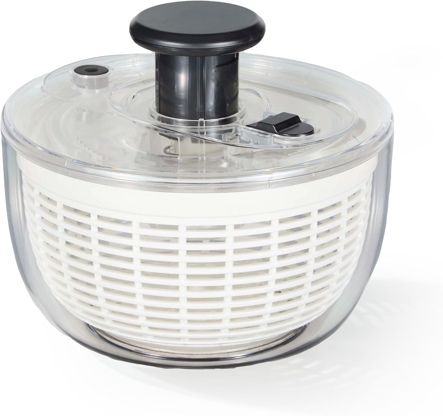 CAROTE 6.4 Qt Salad Spinner Large Lettuce Spinner Plastic Vegetable Fruit Washer, Vegetable Cleaner Salad Cleaner Lettuce Washer, Non-Slip Base, BPA-Free