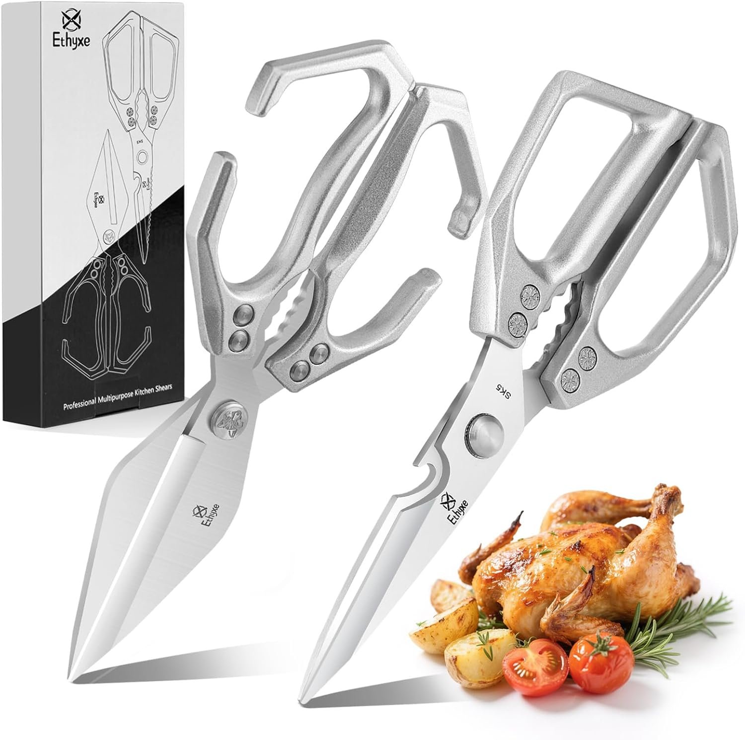 Transform Your Cooking Experience with ETHYXE Kitchen Scissors: A Must ...