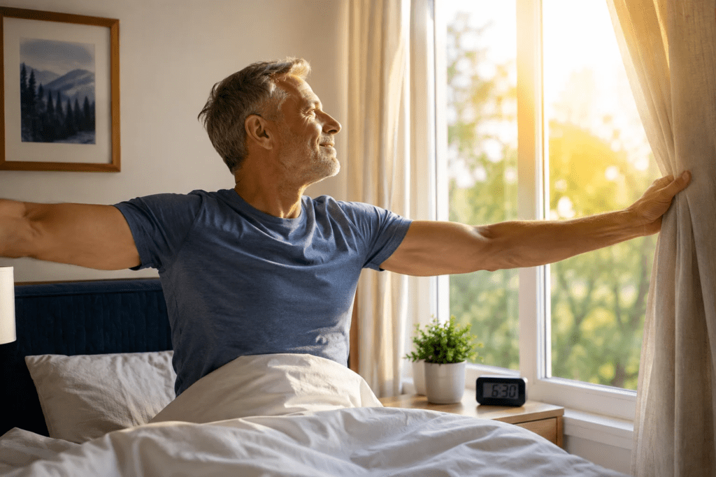 The Best Sleep Routine for Men Over 50 Who Want More Energy