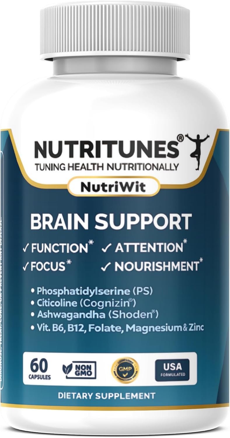 NutriWit Brain Health Supplement - 60 Capsules
